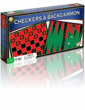 Classic Checkers & Backgammon box