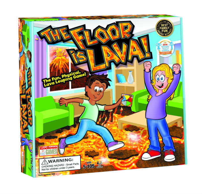 The Floor is Lava Interactive Board Game In Hand